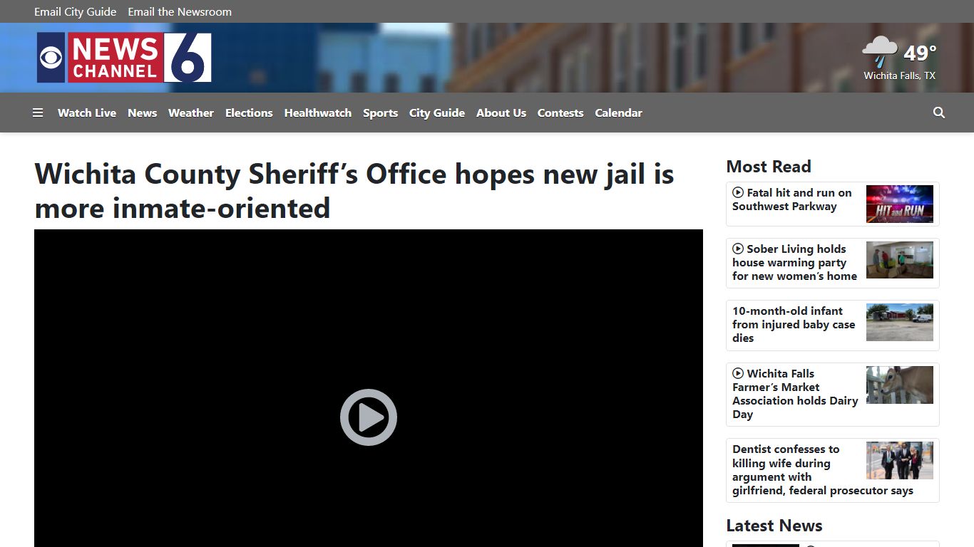 Wichita County Sheriff’s Office hopes new jail is more inmate-oriented